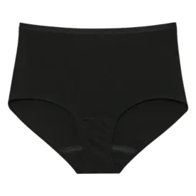 Jockey Worry Free Cotton Period Brief Black