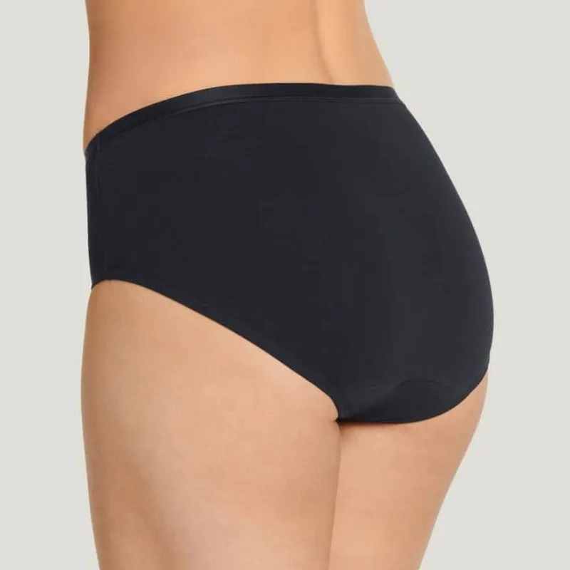 Jockey Worry Free Cotton Period Hipster Black
