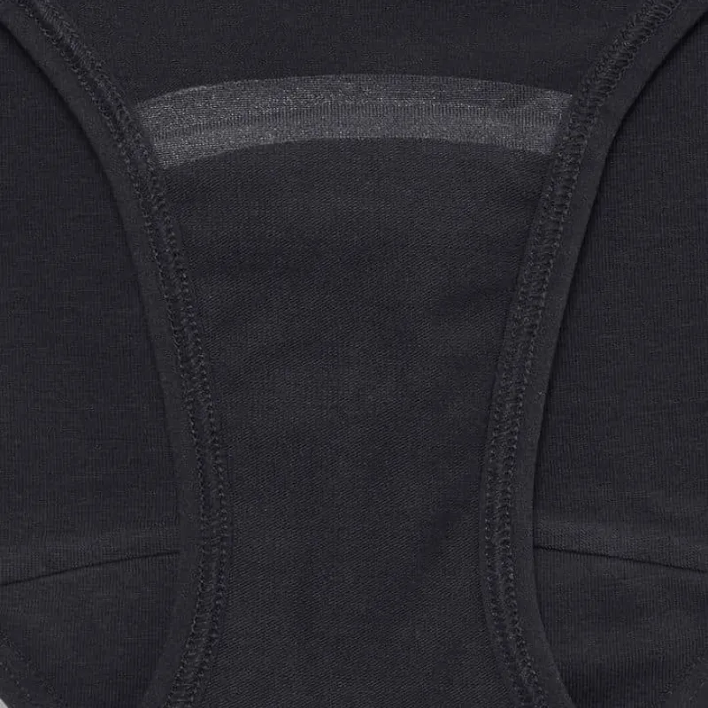 Jockey Worry Free Cotton Period Hipster Black