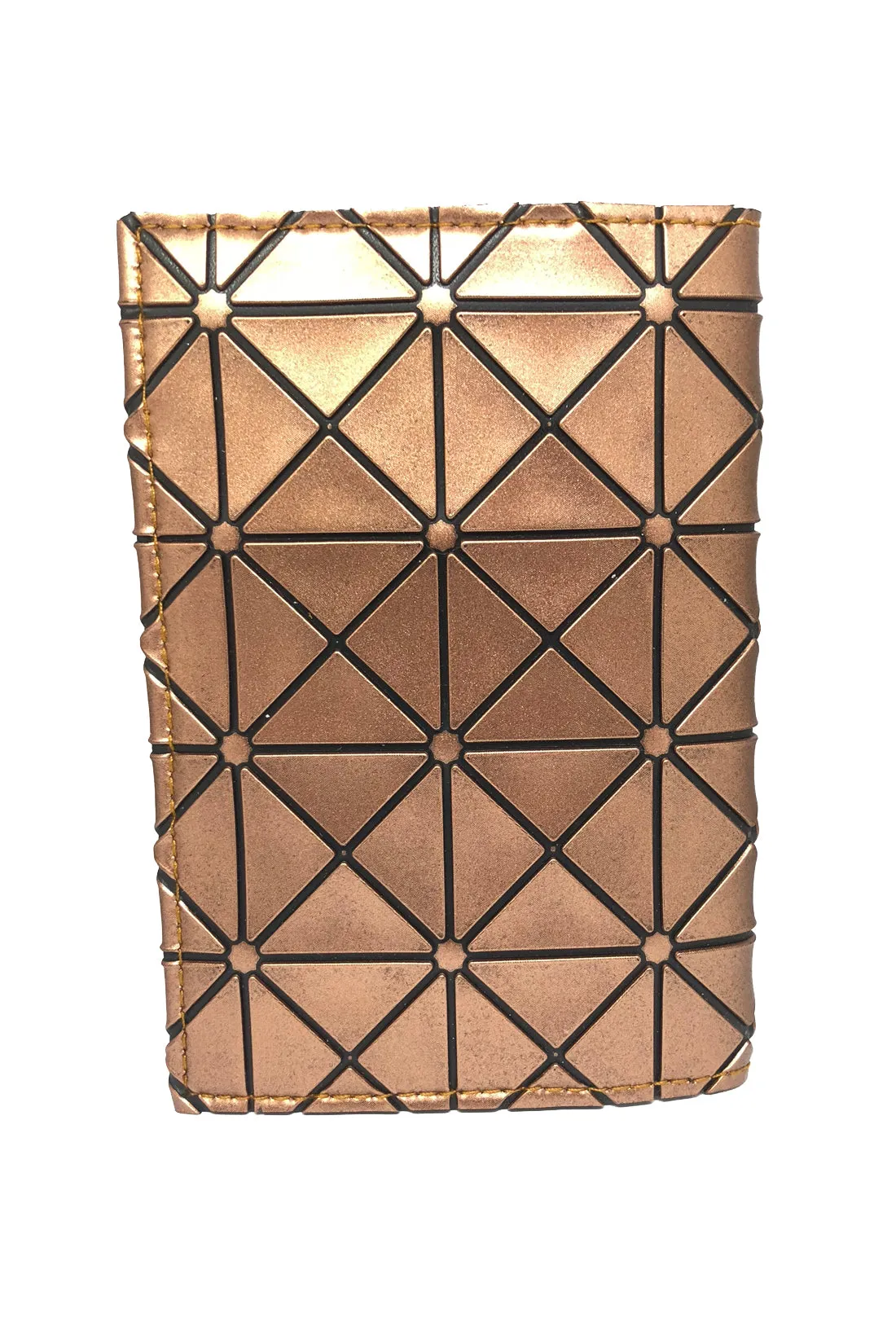 Leaving On A Jet Plane Passport Cover - Cubic Gold