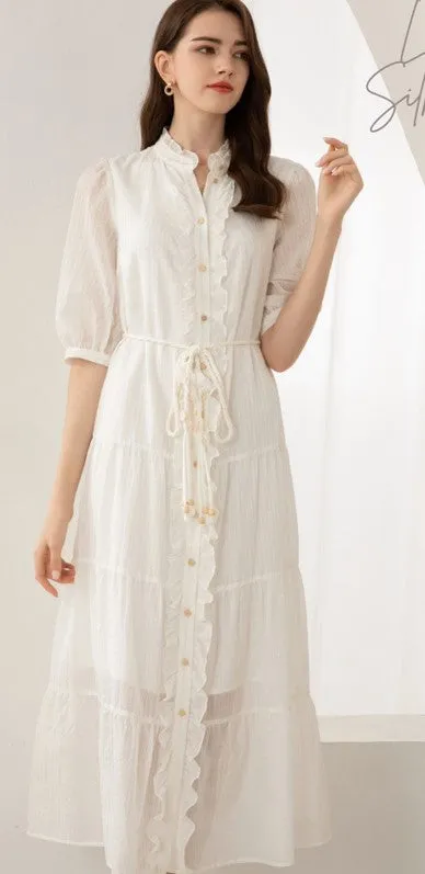 Lucienne  silk dress