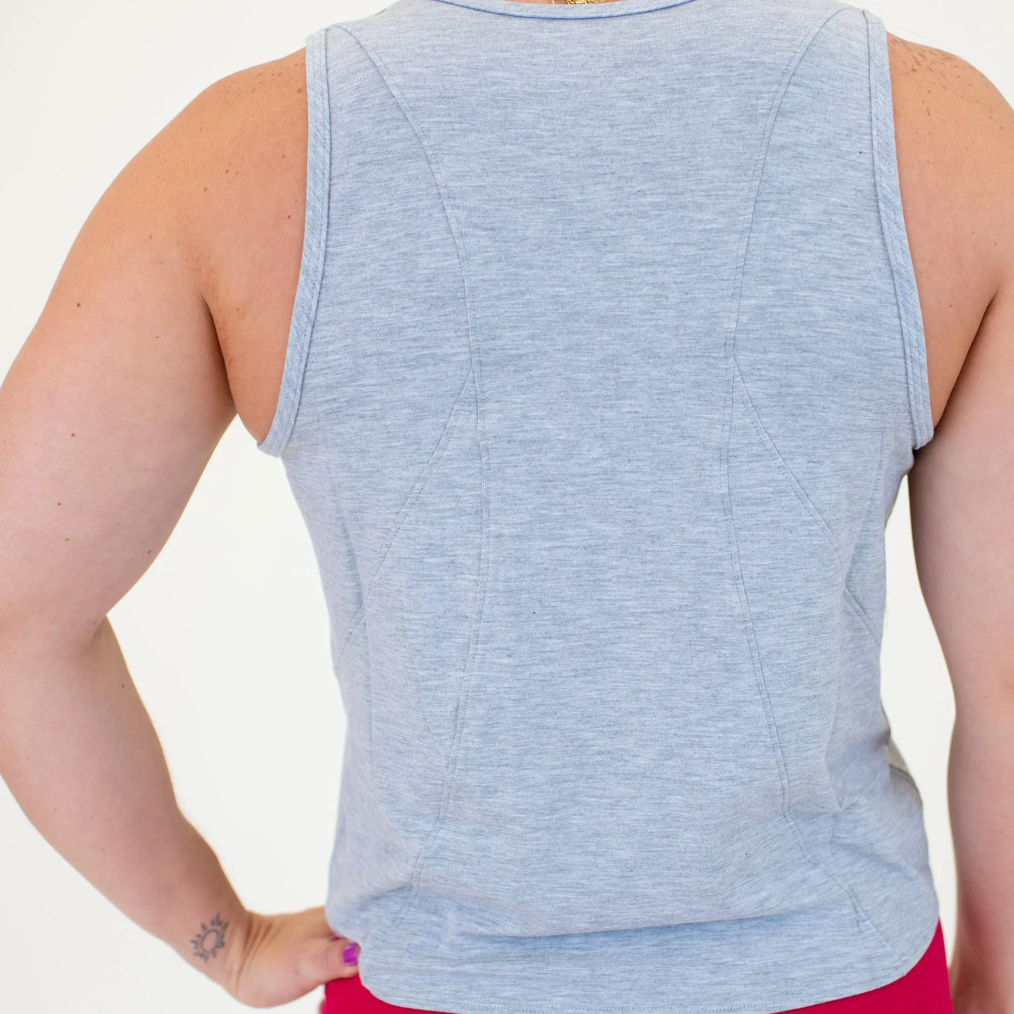 Lyra Tank - Heather Gray