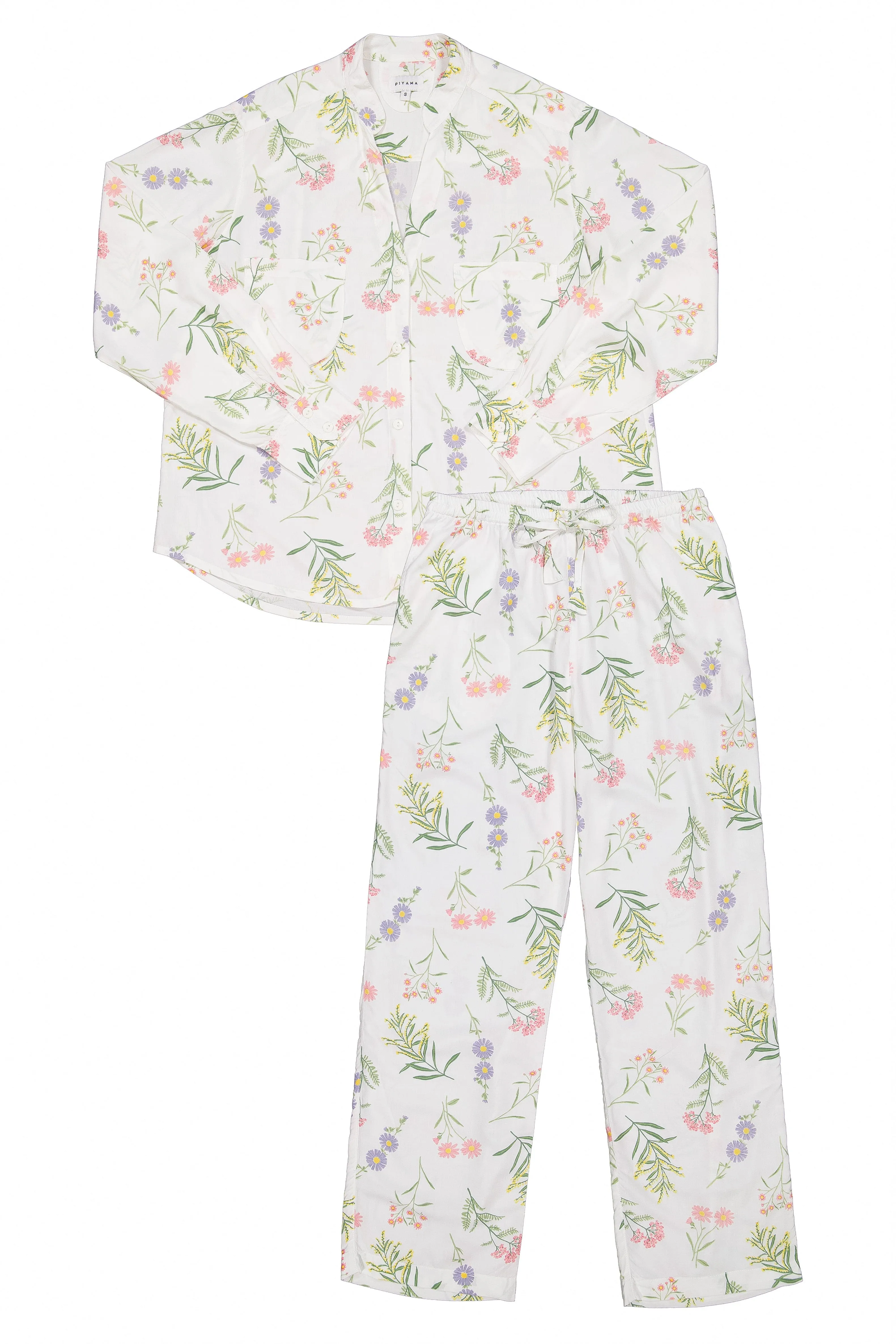 Maggie Pyjama Set - Long - Wild Flower
