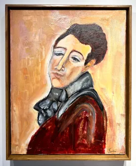 Man in Gray Shawl