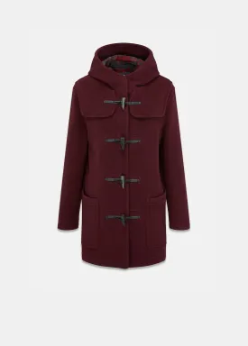 Melissa Mid Duffle Coat Burgundy