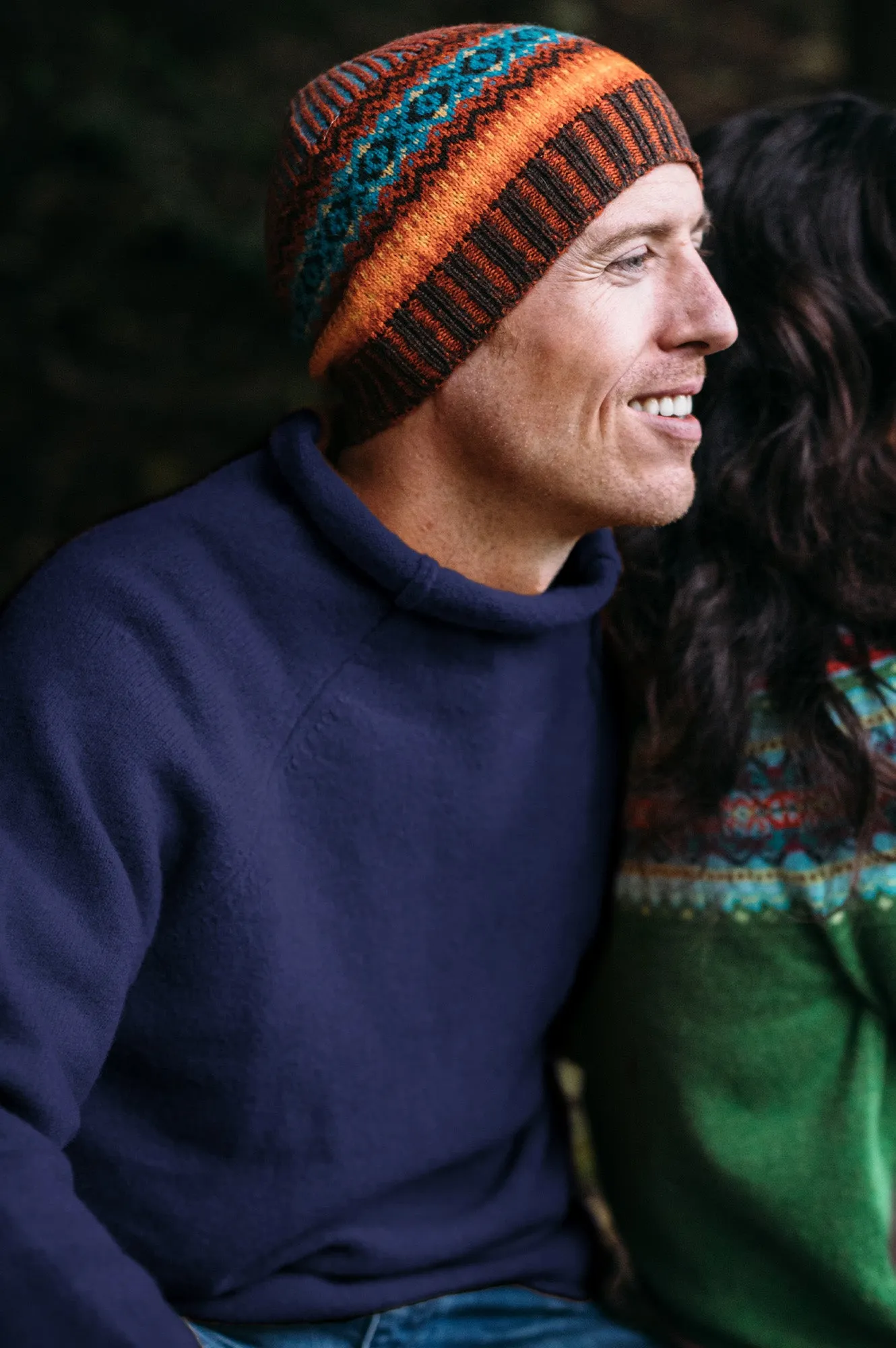 Men's Corry Raglan Sweater | Cobalt Blue