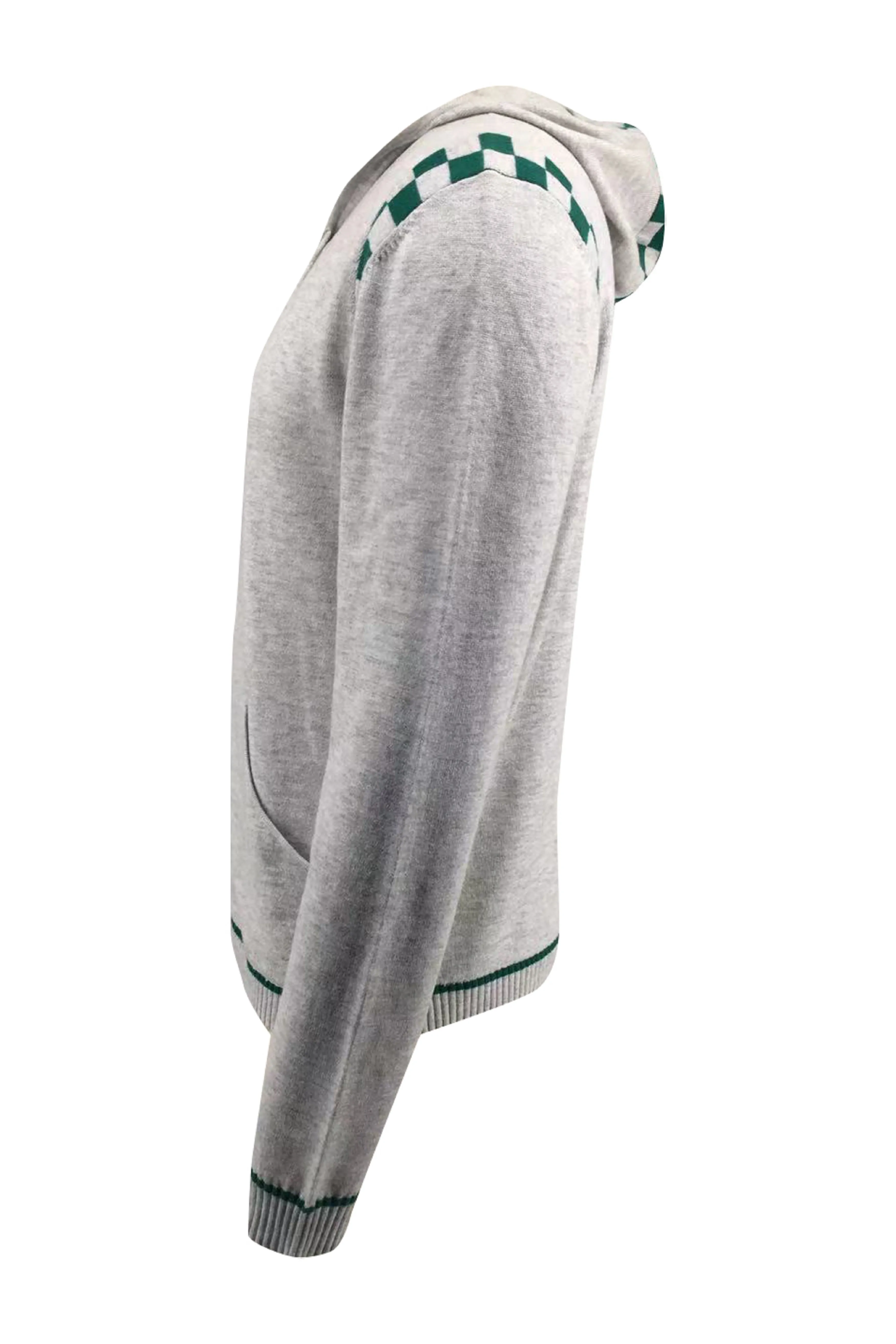 Men's Merino and Cotton Checker Print Tracksuit