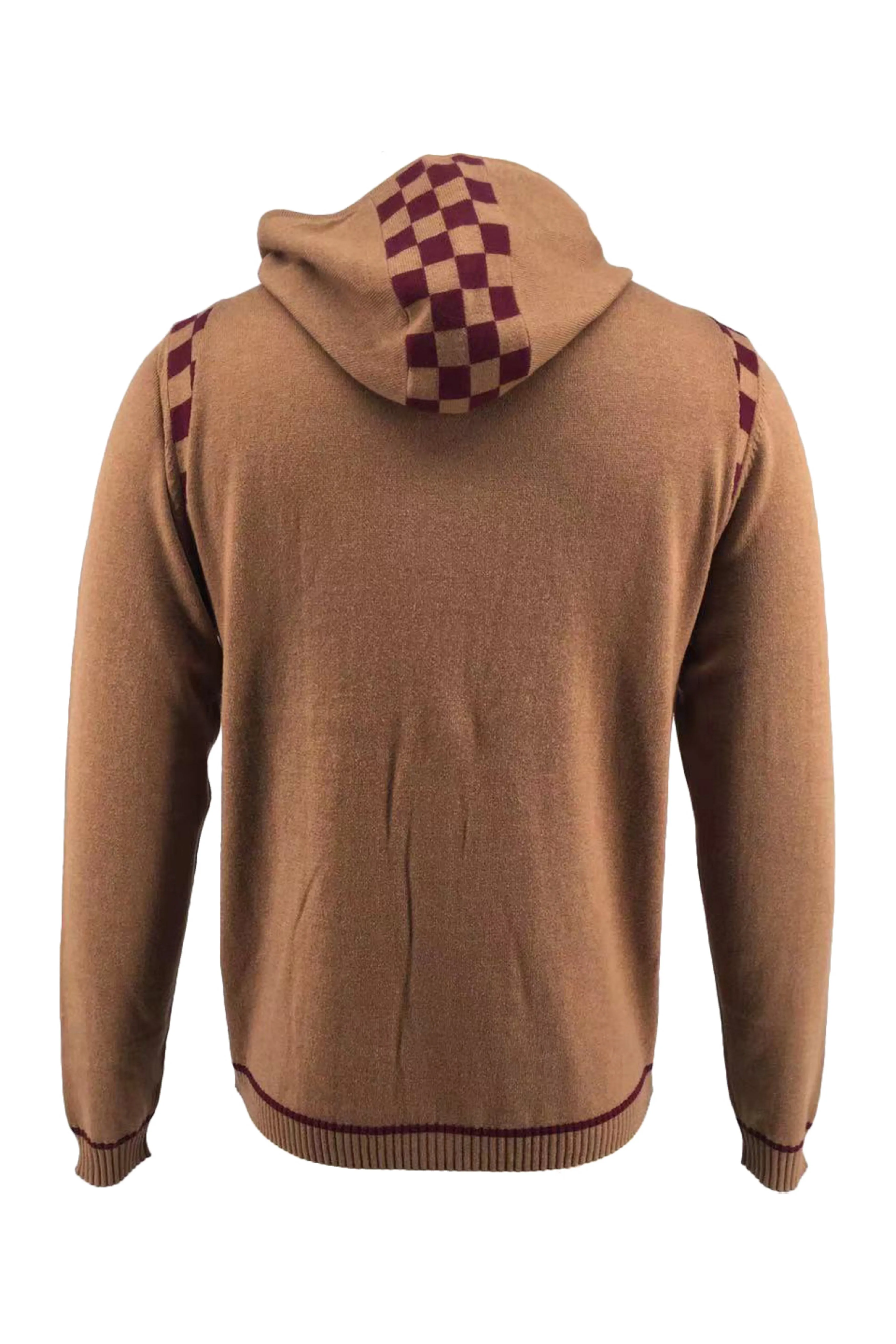 Men's Merino and Cotton Checker Print Tracksuit