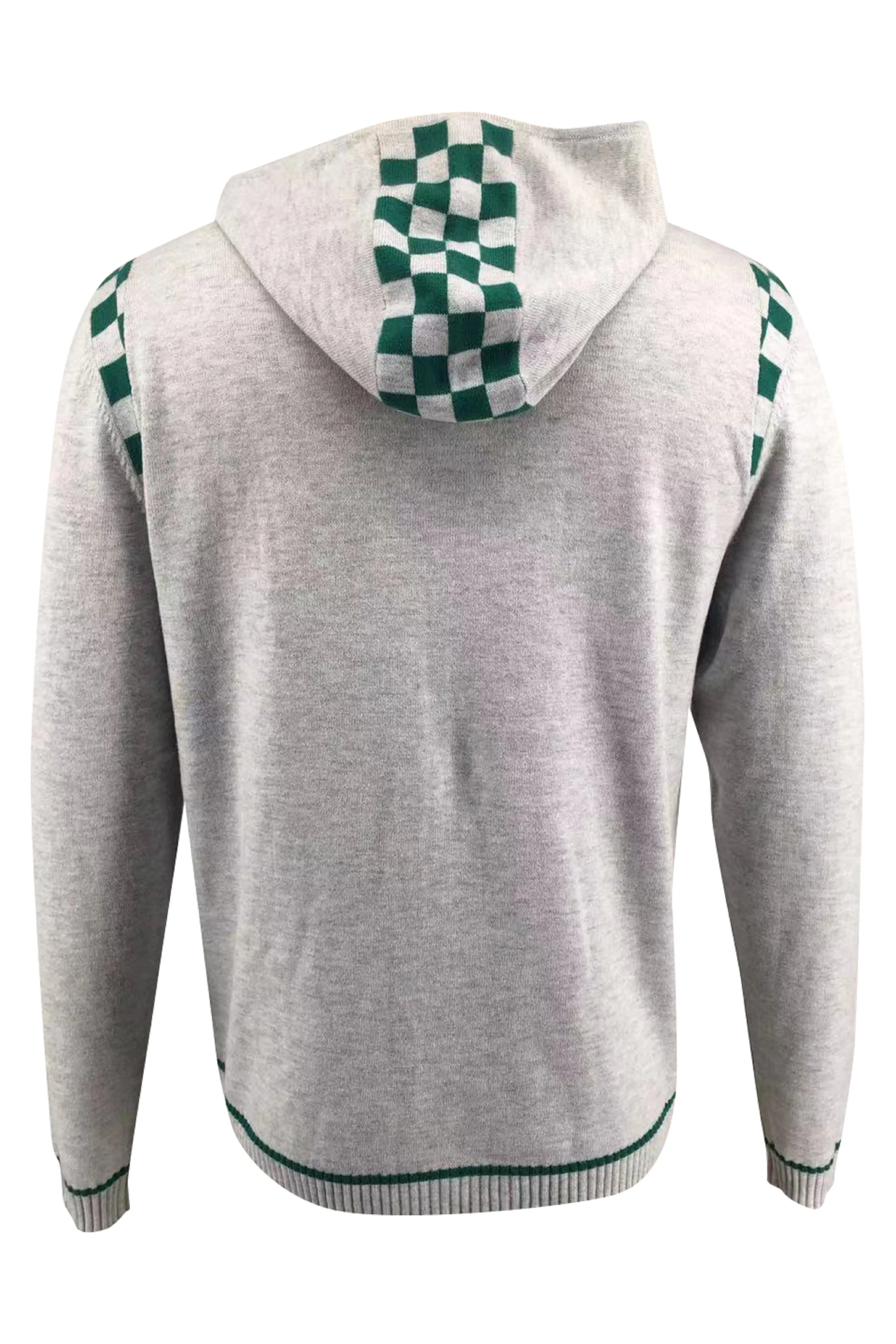 Men's Merino and Cotton Checker Print Tracksuit