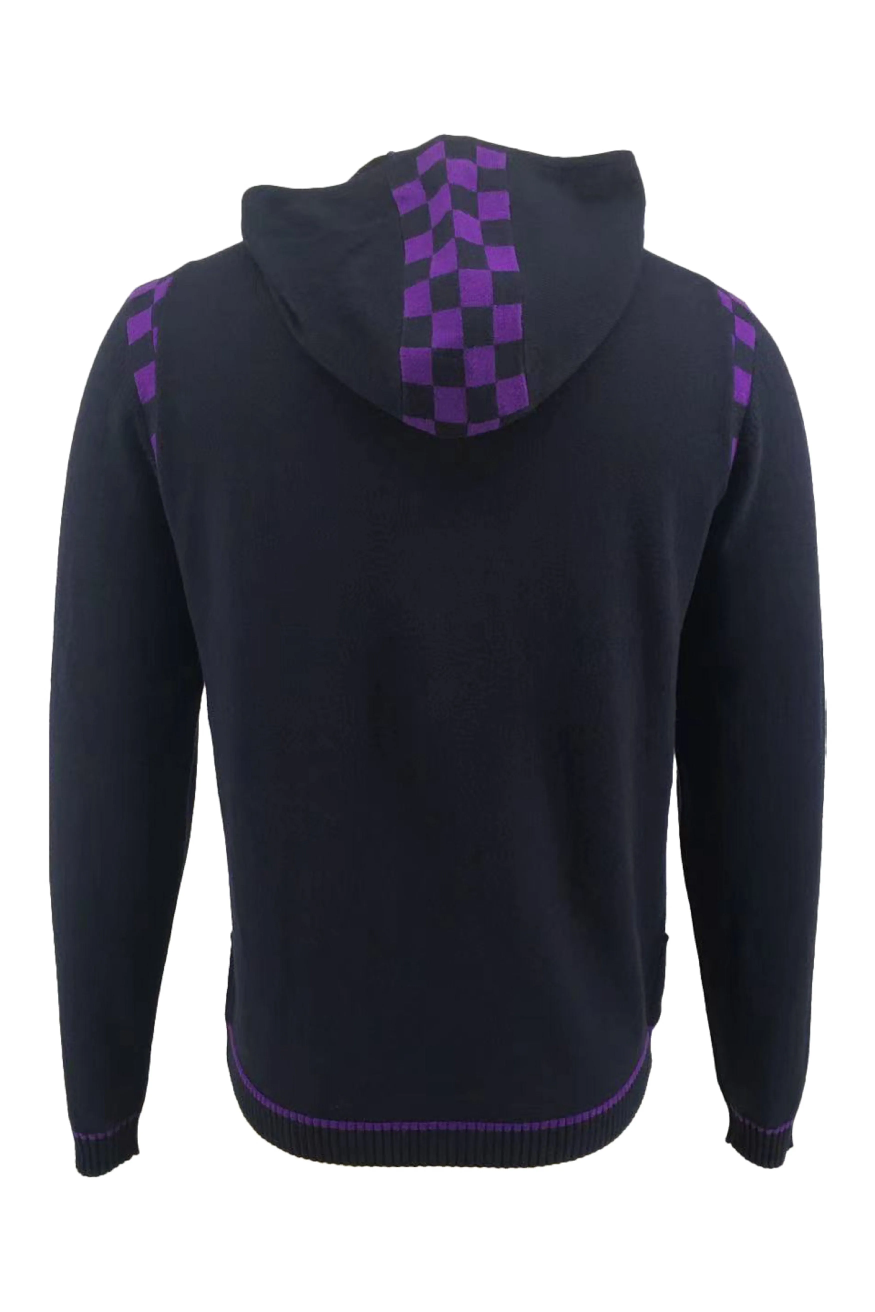 Men's Merino and Cotton Checker Print Tracksuit