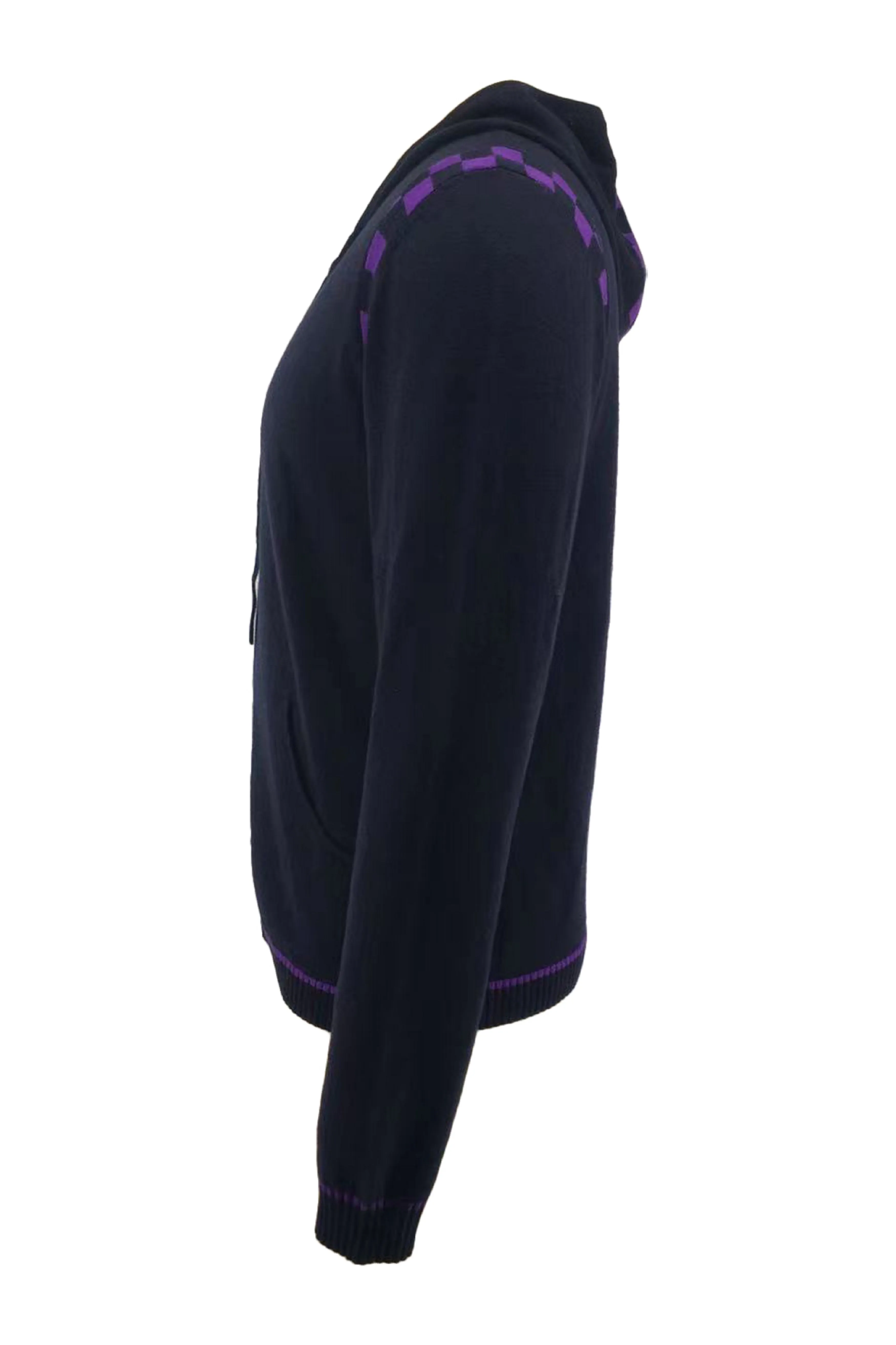 Men's Merino and Cotton Checker Print Tracksuit
