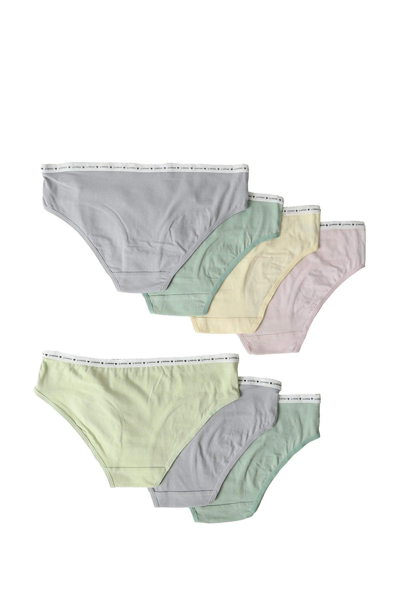 Pack of 7 Cotton Bikini Panties