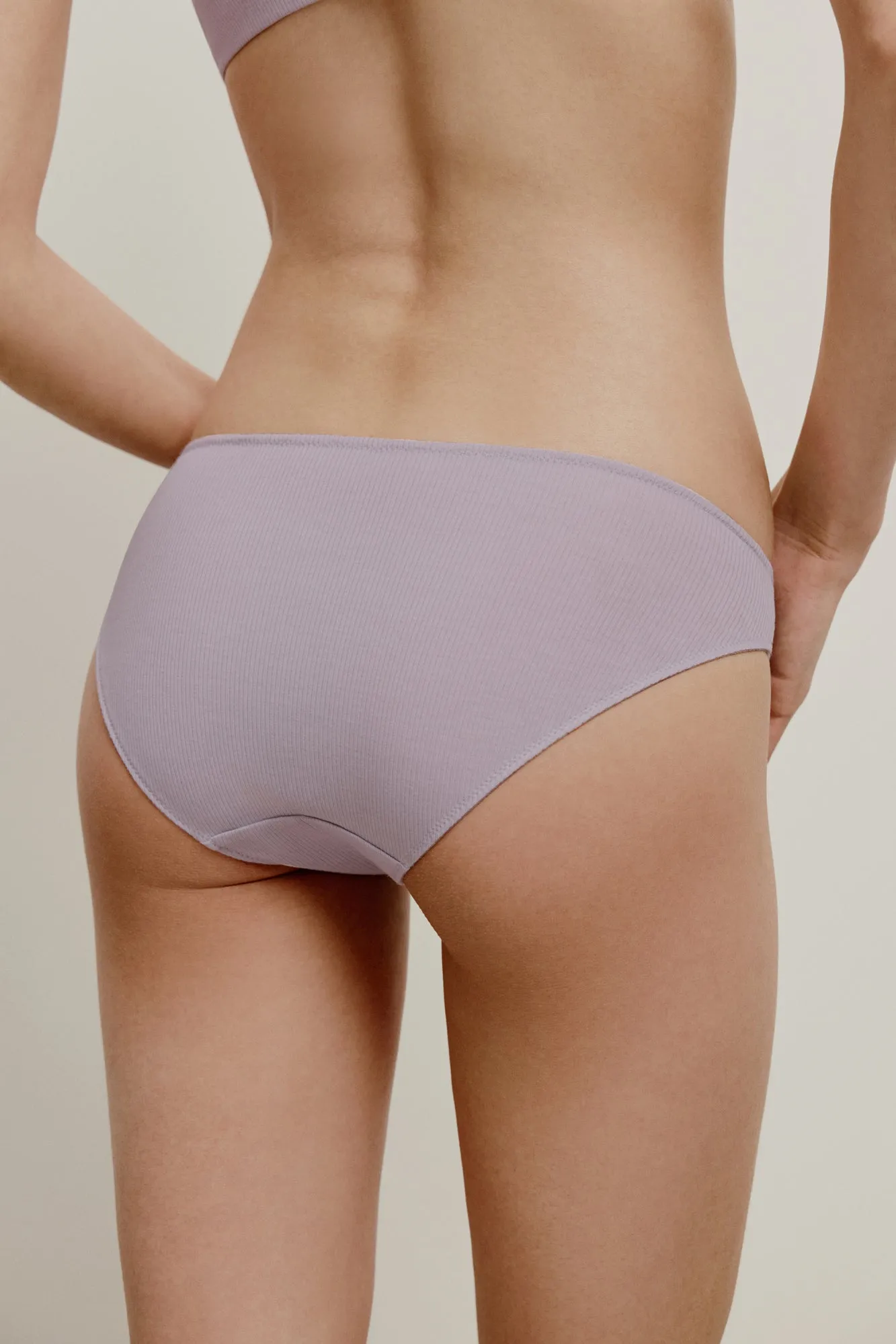 Pure Comfort Ribbed Low Waist Brief