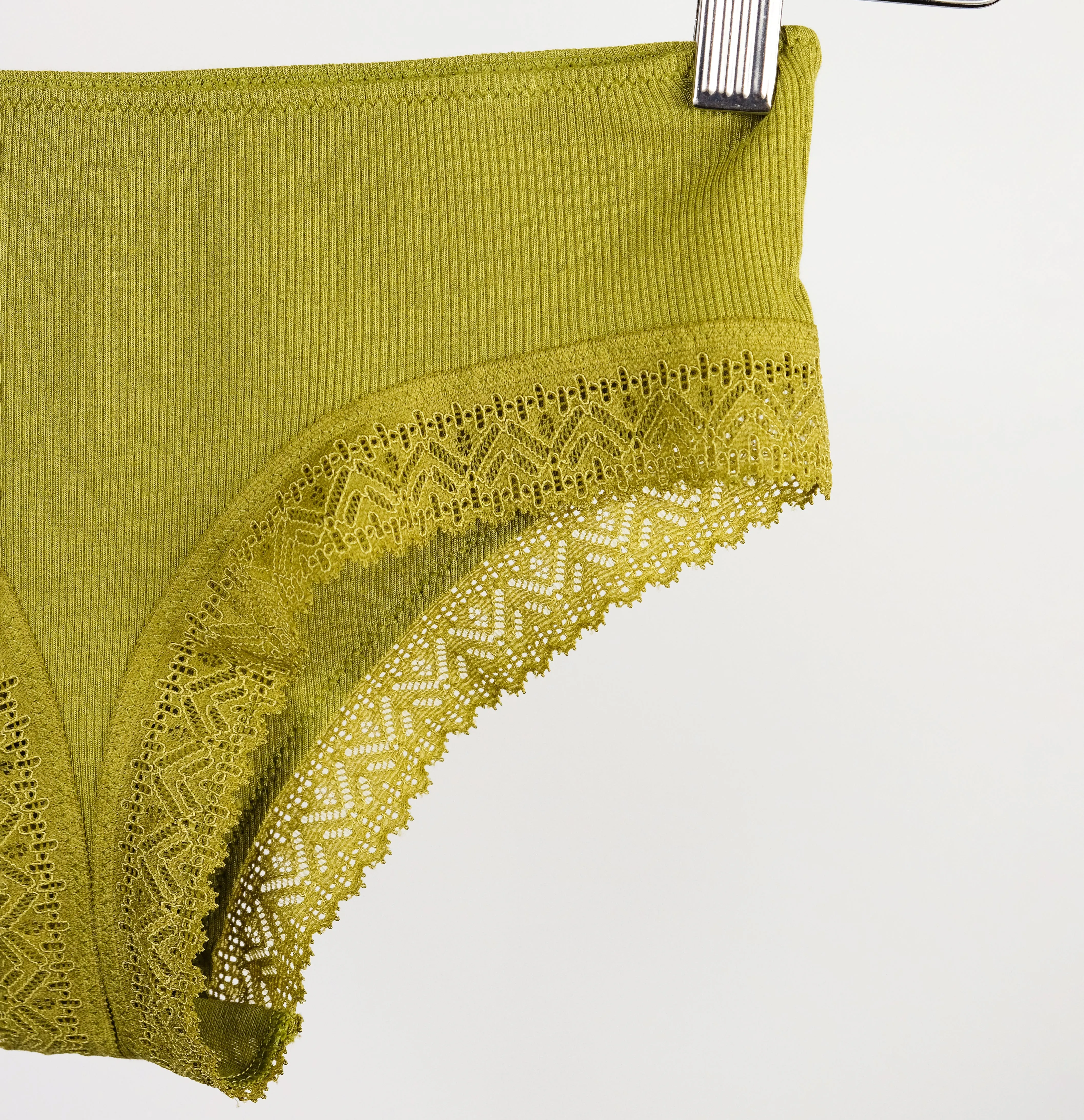 Ribbed modal & cotton shorty [Mangrove]