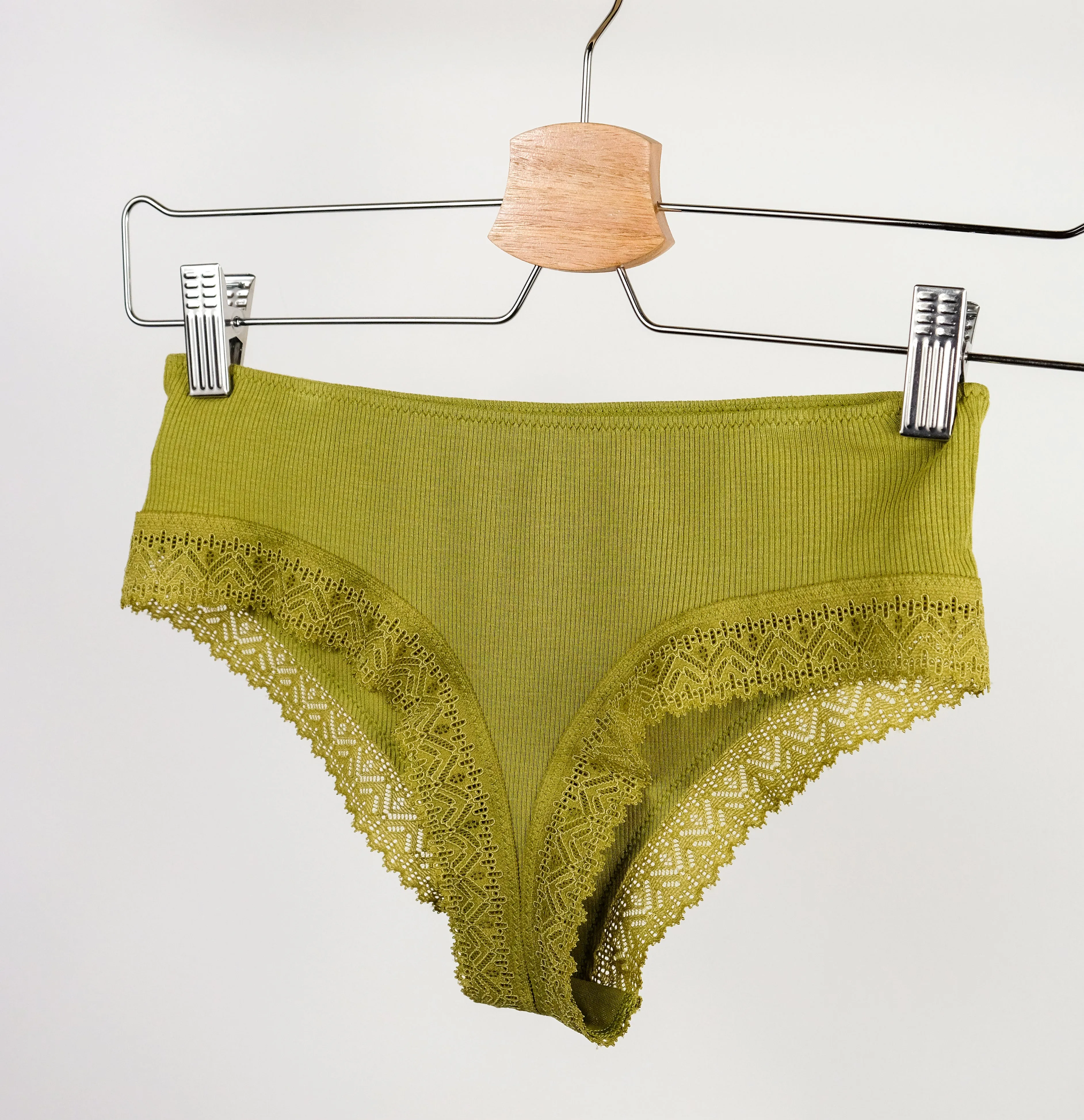 Ribbed modal & cotton shorty [Mangrove]