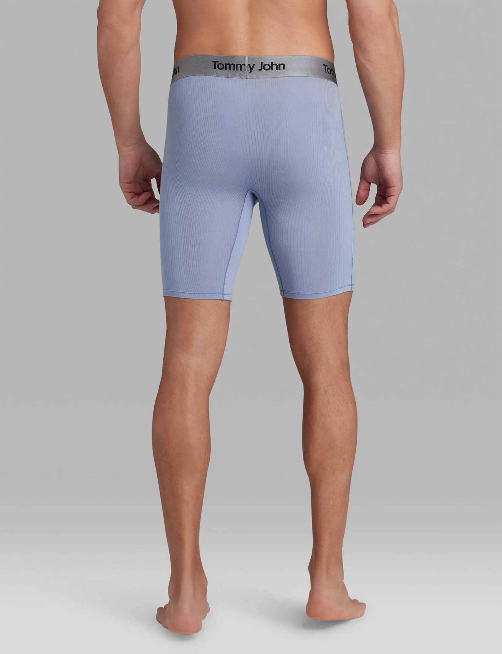 Second Skin Luxe Rib Boxer Brief 8"