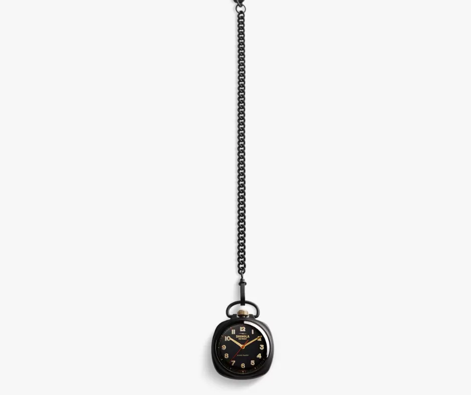 Shinola Elijah McCoy Mechanic Pocket Watch 45mm