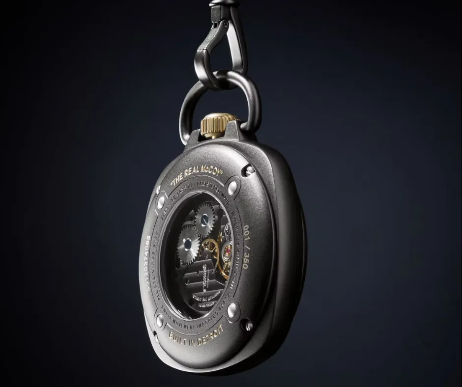 Shinola Elijah McCoy Mechanic Pocket Watch 45mm