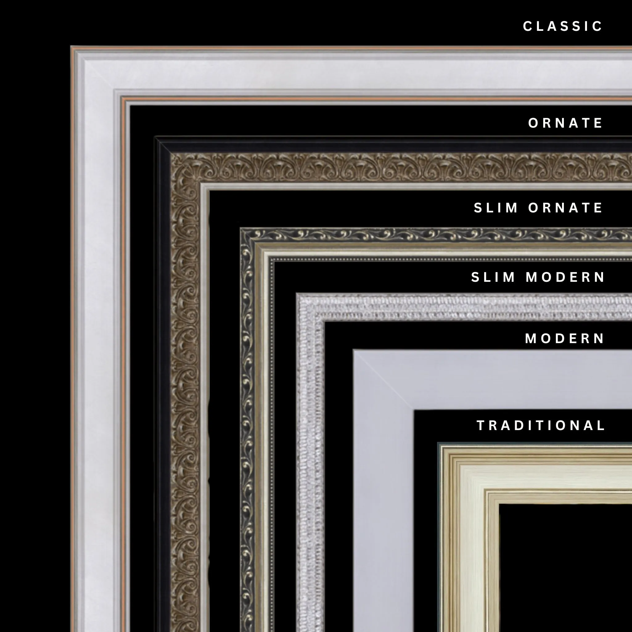Silver 27x32 Picture Frame Ornate Traditional Classic Antique