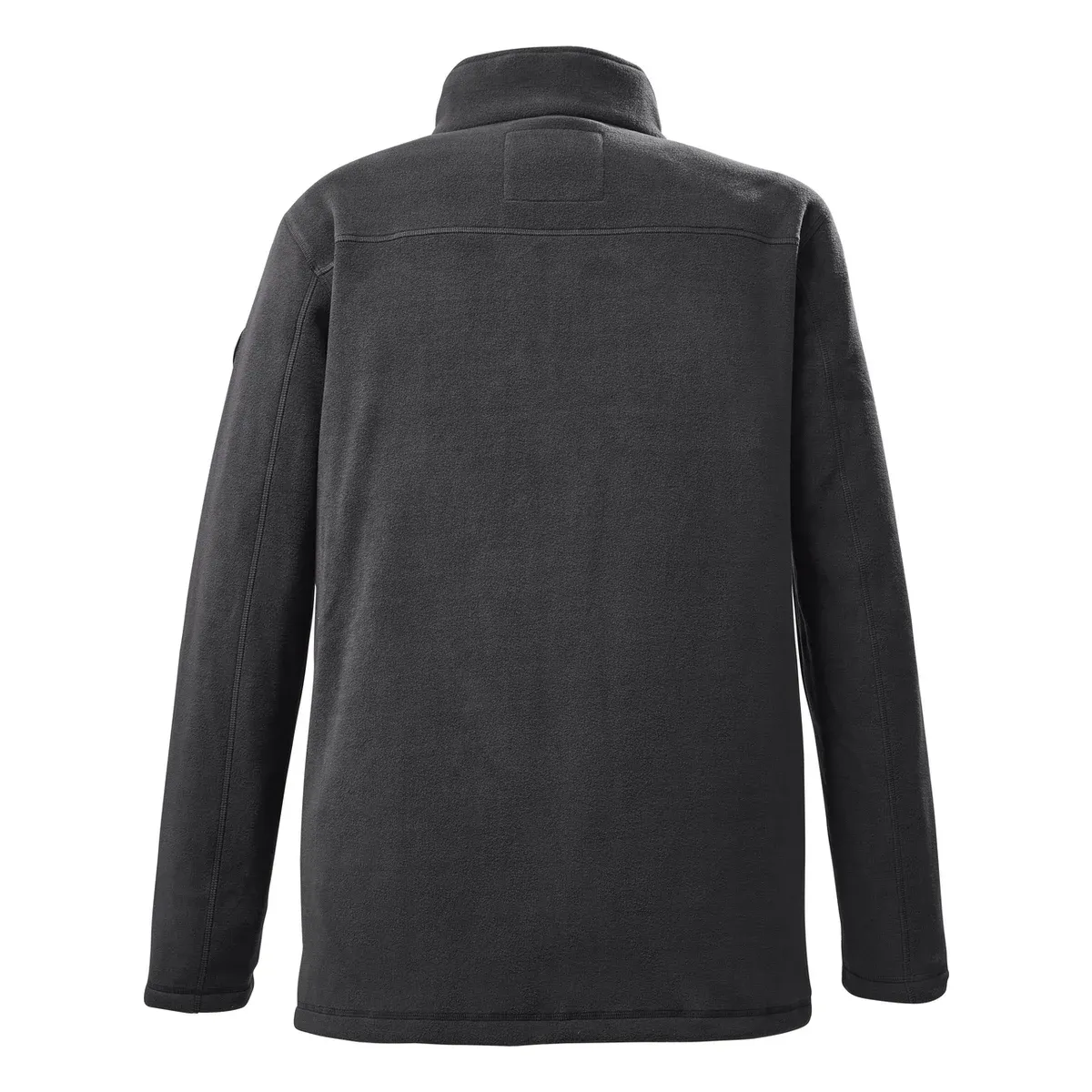 Stoy Earle Mens Plus Size Zip Fleece Jacket Black Sizes 2XL-6XL